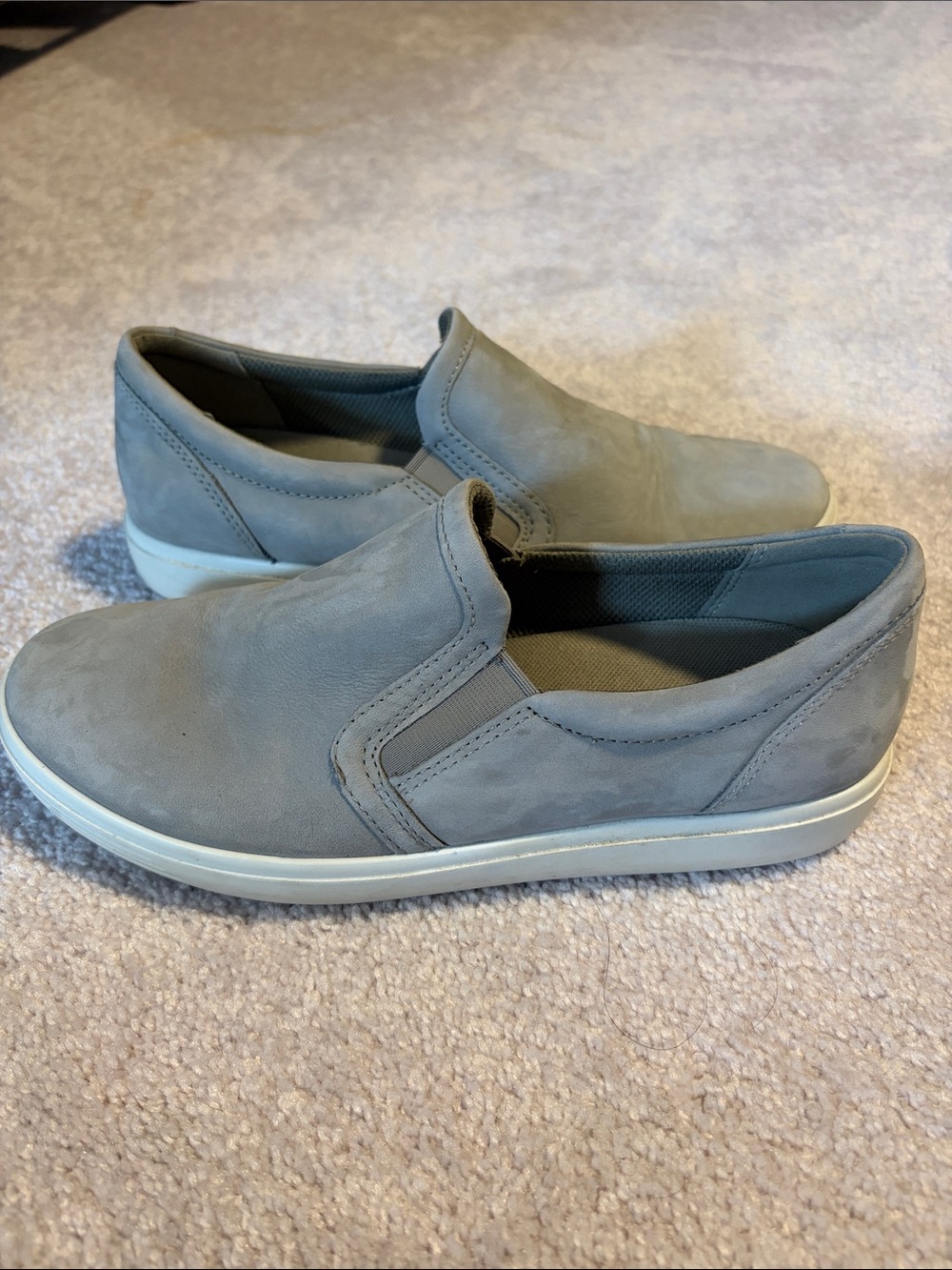ECCO Women’s Casual Slip On Sneakers in Gray